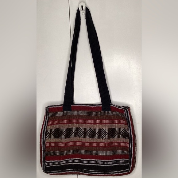 Pinzon woven bag with front pouch - Picture 2 of 7